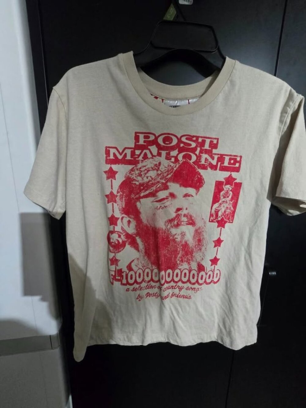 Posty Co. Post Malone F-1 Trillion Country Songs T-Shirt Size Medium
